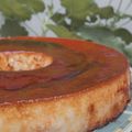 El cooksnap de Malena Abril cuando hizo Flan de coco y naranja.