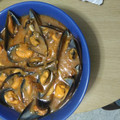 El cooksnap de Santi cuando hizo Mejillones con salsa picante.