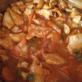 El cooksnap de Ana cuando hizo Curry de pollo.