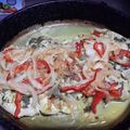 El cooksnap de Lauchie Castro cuando hizo Pescado al horno con cebolla y ají.