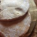 El cooksnap de Mauricio cuando hizo Pan pita integral.