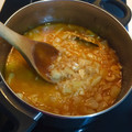 El cooksnap de aNa cuando hizo Patatas con arroz y migas de bacalao.