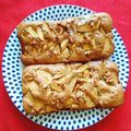El cooksnap de Ana Castro cuando hizo Budín de manzana.