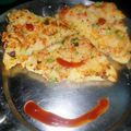 Vrinda Idnani's cooksnap of when they made Rava (suji) bread sandwich.