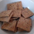 El cooksnap de MaruTempo cuando hizo Crackers saladas integrales con semillas.