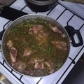 El cooksnap de Fabián Becerra cuando hizo Carne a la olla.