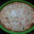 El cooksnap de Peskaota cuando hizo Quiche de salmón y langostinos.