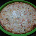 El cooksnap de Peskaota cuando hizo Quiche de salmón y langostinos.