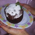 El cooksnap de natalia drovandi cuando hizo Torta en microondas.