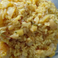 El cooksnap de Paola Garcia Bello cuando hizo Arroz con bacalao.