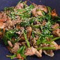 彤彤媽 的 薑燒肉片炒菠菜 cooksnap