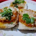Sapana Kanani's cooksnap of when they made પાઉં ભાજી બ્રુશેટા (Paubhaji brusheta recipe in gujrati).