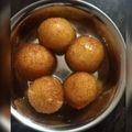 Poonam Singh's cooksnap of when they made सूजी गुलाब जामुन (suji gulab jamun recipe in Hindi).