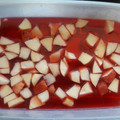El cooksnap de Pam cuando hizo Gelatina con frutas.