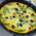 El cooksnap de Esther Cancelas Otero cuando hizo Frittata de verduras con queso.