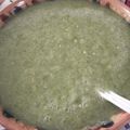 El cooksnap de Claudia Vazquez cuando hizo Salsa verde cruda.