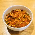 Shakthi Prasad's cooksnap of when they made Chatpate​ chole.