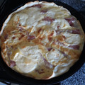 El cooksnap de Susana García Rodríguez cuando hizo Tarta de jamón y queso fácil.
