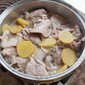 El cooksnap de Ester Piña cuando hizo Bisteces de puerco con papas estilo Yucateco.