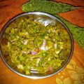 Nirmala Rajput का कुकस्नैप जब उन्होंने करेले का भरता (karela ka bharta recipe in Hindi) बनाया था।