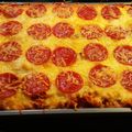 Joel 's cooksnap of when they made Pizza Divine.