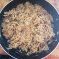 El cooksnap de Anabel Sanz cuando hizo Risotto de setas.