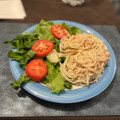 El cooksnap de Juan Carlos Ruiz cuando hizo Pasta con crema y salmón.