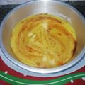 El cooksnap de Juan Carlos cuando hizo Flan de polenta.