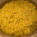 El cooksnap de Dina Luz cuando hizo Arroz de espinaca.