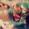 El cooksnap de Lucía cuando hizo Berenjenas rellenas.