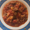 El cooksnap de Inmaculada Cruz Bello cuando hizo Magro de cerdo con tomate.