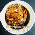 Cooksnap Nur Azliani Amer semasa beliau membuat Telur Masak Kicap Gerenti Tambah Nasi.