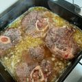 El cooksnap de Jess Greck cuando hizo Osobuco de ternera.