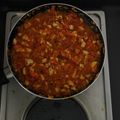 El cooksnap de Valeria Castro cuando hizo Salsa de tomates con pollo en zanahoria y cilantro.