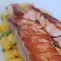 El cooksnap de Manolo Peinado Peinado cuando hizo Salmón con tartar de mango y aguacate.