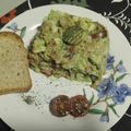 El cooksnap de Verónica Chamber Santos cuando hizo Tartar de aguacate y salmón ahumado.
