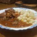 El cooksnap de Crist Pomett cuando hizo Goulash gaucho.