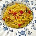 Cooksnap από Cleopatra στη συνταγή Κριθαράκι με λαχανικά και κουρκουμά (κριθαρότο)