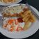 Cooksnap dari Cici Wulan Nurhamah untuk resep Chicken katsu wth bechamel sauce nd salad