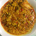 El cooksnap de Paula RG cuando hizo Arroz caldoso de pollo con verduras.