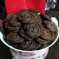 雅涓 的 可可擠花餅乾 cooksnap