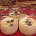 El cooksnap de Mariate cuando hizo Petit suisse de chocolate blanco.