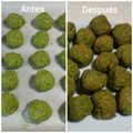 El cooksnap de Inma Hervás cuando hizo Albóndigas de brócoli, zanahoria y queso.