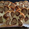 Cooksnap dari Vivin Sugiana~LOVIS CAKE untuk resep Roti Tawar Leopard