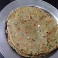 Areeba Muhammed's cooksnap of when they made Bajre ki aate ki masala daar roti.