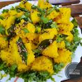 Rooma Srivastava का कुकस्नैप जब उन्होंने खमन ढोकला (khaman dhokla recipe in Hindi) बनाया था।