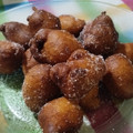 El cooksnap de Karina Velazquez cuando hizo Buñuelos de dulce de leche🌧.
