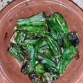 El cooksnap de Ángel cuando hizo Pimientos del Padrón en freidora de aire.