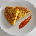El cooksnap de María Isabel cuando hizo Tortilla de pan al orégano.