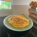 El cooksnap de Laura Peris cuando hizo Tortilla de calabacín, cebolla y queso.